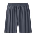 thumbnail image 3 of Cmfcve Men's Athletic Shorts Plus Size Versatile Lightweight Mens Shorts 5 Inch Elastic Waist Zip-Pocket Gym Shorts, 3 of 8