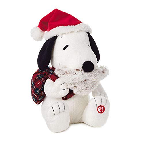 Hallmark Santa Snoopy Interactive Stuffed Animal