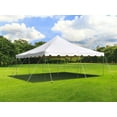 thumbnail image 3 of Party Tents Direct Outdoor Party Pack, 20' x 20' White Pole Tent, 40 Chairs, 6 Tables, 3 of 8