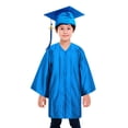 thumbnail image 1 of TOPTIE Unisex Kindergarten Kids Graduation Set Gown Cap Tassel 2026-Royal Blue-L, 1 of 9