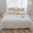 thumbnail image 2 of White Comforter Sets Queen Pure White Bedding Comforter Queen Size Quilts Blanket Ultra Soft Breathabe Solid Bedding Set for Women Men Adults Teens, 2 of 6