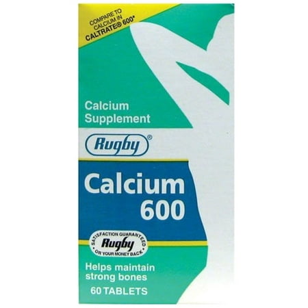 Rugby Calcium 600 Mg Tablets To Reduce Risk Of Osteoporosis  60 (Best Calcium Foods For Osteoporosis)