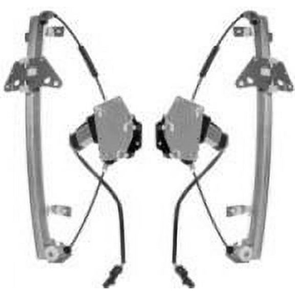 TRQ Power Window Regulators With Motor Pair Set for Durango Dakota Pickup Truck WRA50201