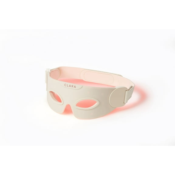Clara Red Light Therapy Eye Mask, Silicone, Adjustable, Collagen Boosting Anti-Aging LED for Radiant Skin