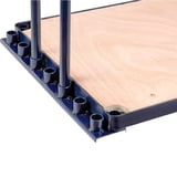 Global Industrial Adjustable Floor Sheet Rack, Steel Frame with Lacquer ...