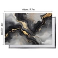 thumbnail image 5 of Gray Marble Gold Wave Pattern Summer Placemats Table Placemats Set Of 6-Linen Kitchen Washable Placemats Table Mats 11.8"x17.7" Non-Slip Heat Resistant, 5 of 5