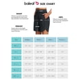 thumbnail image 6 of BALEAF Women's Athletic Shorts 7 Inch Long Running Workout Hiking Shorts High Waisted Quick Dry Zipper Pockets UPF50+ Black L, 6 of 7