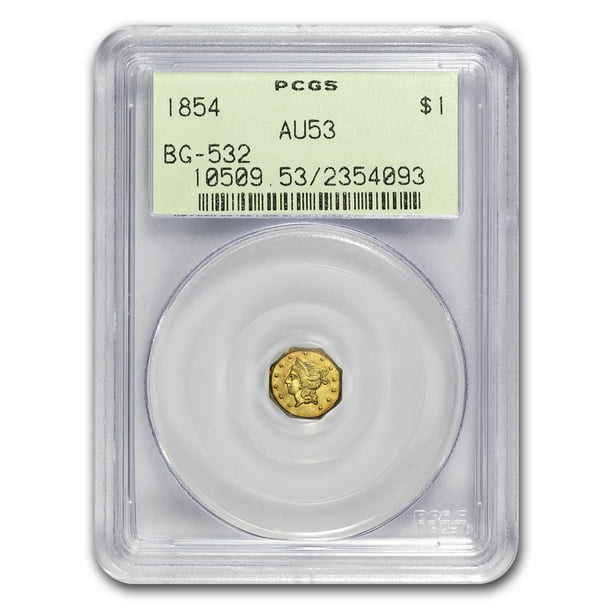 U S Mint 1854 Bg 532 Liberty Octagonal One Dollar Gold Au 53 Pcgs Walmart Com Walmart Com U S Mint 1854 Bg 532 Liberty Octagonal One Dollar Gold Au 53 Pcgs Walmart Com Walmart Com
