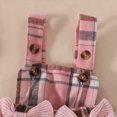 thumbnail image 4 of Gerichy Christmas Baby Girl Outfit Long Sleeve Xmas Plaid Romper Bodysuit Tutu Dress Headband Winter Fall Clothes 0-18 Months, 4 of 7