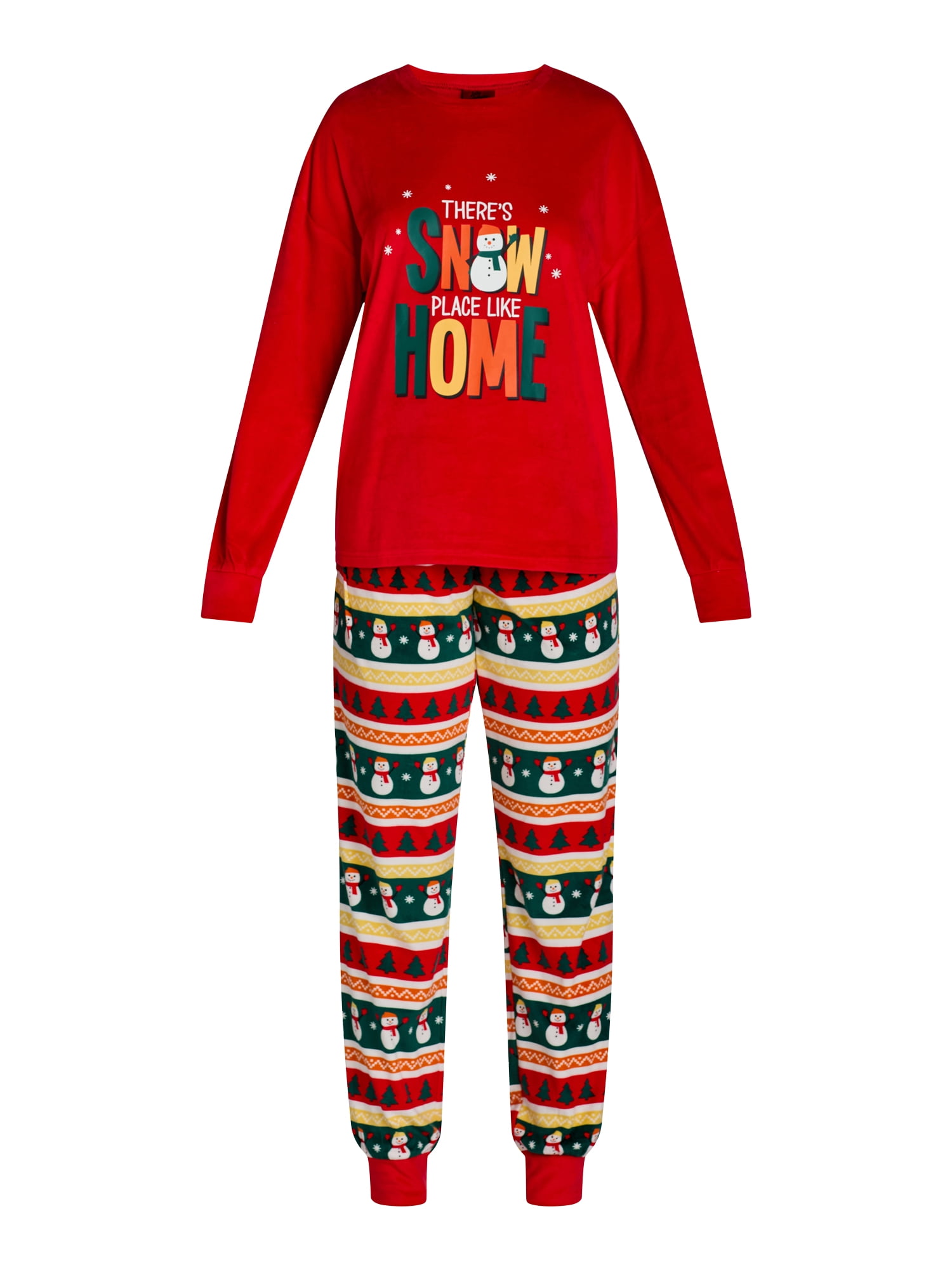 Jolly Jammies Women’s Velour Matching Family Pajamas Set, 2-Piece, Sizes S-3X