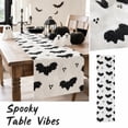 thumbnail image 7 of Halloween Table Runner, 13 x 72 in Decorative Fabric Dining Table Runner for Party, Entryway, Mantel and Seasonal Home Decor, 7 of 7