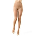 thumbnail image 7 of MeMoi Women's Cotton On Top Light Support 30 Denier Pantyhose - Womens - Female, S, Honey, 7 of 7
