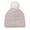 Beige, variant on Toddler Boys Girls Hats Baby Knitted Beaniess Pompom Elastics Turban Winter Warm Cap for Kids
