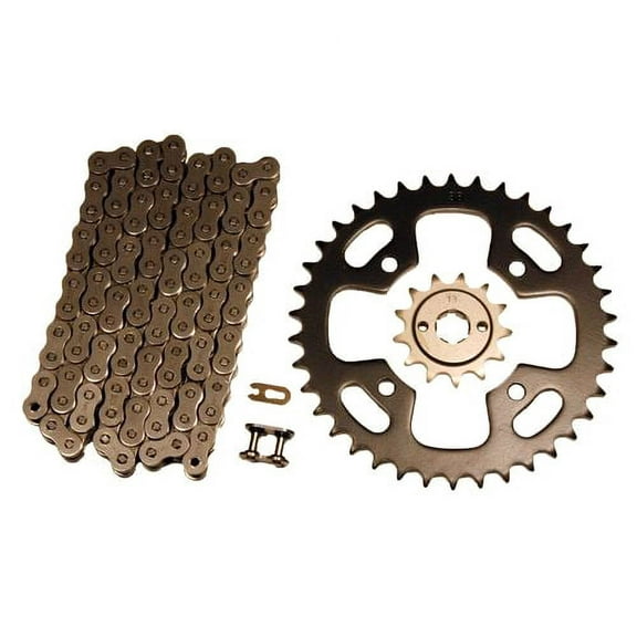 Natural 520x86 O-Ring Drive Chain & 13/38 Sprockets 1986-1987 fits Honda ATC200X