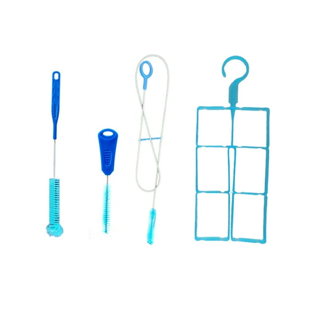 Billuyoard Juego de cepillos de acero inoxidable para quitar el polvo, suministros para exteriores, accesorios para el hogar, equipo de limpieza para Suministros de limpieza para el hogar Billuyoard HA065808-00B