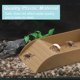 thumbnail image 3 of Plato de comida para tortugas con rampa de Unique Bargains, tazón de agua para reptiles de plástico, rampa de escalada para tortugas y lagartos, pequeño marrón, 3 of 7