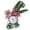 Flamingo with Leaves, variant on Frog with Flower Silent Non-Ticking Wall Clock with Temperature Humidity Display