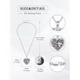 thumbnail image 7 of Dorunmo Elephant Locket Necklaces That Holds Picture 925 Sterling Silver Elephant Locket Heart Pendant Necklace Photos Jewelry Gifts for Women Mom Daughter, 7 of 7
