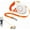Orange, variant on Dog Supplies Luminous Retractable Dog Leash with Front Safety Led Light - 360 ° Tangle-Free Training Leash for Ultimum Freedom with Anti Slip Handle Dogs & Cats