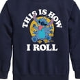 thumbnail image 3 of Lilo & Stitch - This Is How I Roll - Toddler and Youth Crew Fleece, 3 of 5