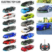 1:18 RC Drift Car Sports Car RC Racing Car Blue Lamborghini Remote Control Toys for Children Holiday Ideal Gift