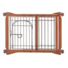 Richell Pet Sitter Pet Gate, 21" H, Brown