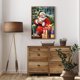 thumbnail image 5 of Cuadros Decorativos Kit de pinturas de diamantes de imitación para dormitorio y aula Ehuebsd mosaico de diamantes 5D artesanal de Papá Noel taladro redondo completo imágenes colgantes, 5 of 9