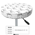 thumbnail image 4 of Lsque Labrador Retriever Dog Round Bar chair cushion covers Velvet Fabric Premium Comfort Protects from Scratches and Stains for 14-17 Inch Chair- 12 inch, 4 of 7