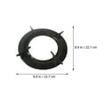 thumbnail image 2 of BRIGHTFUFU 1Pack Kitchen Gas Stove Rack Accessories Iron Nonslip Design Black Cooking Home Users, 2 of 8