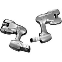 Kuryakyn 4556 Motorcycle Foot Control Component: 2" Adjustable Lockable Offset Footpeg Mounts with Male Mount Adapters, Chrome, 1 Pair