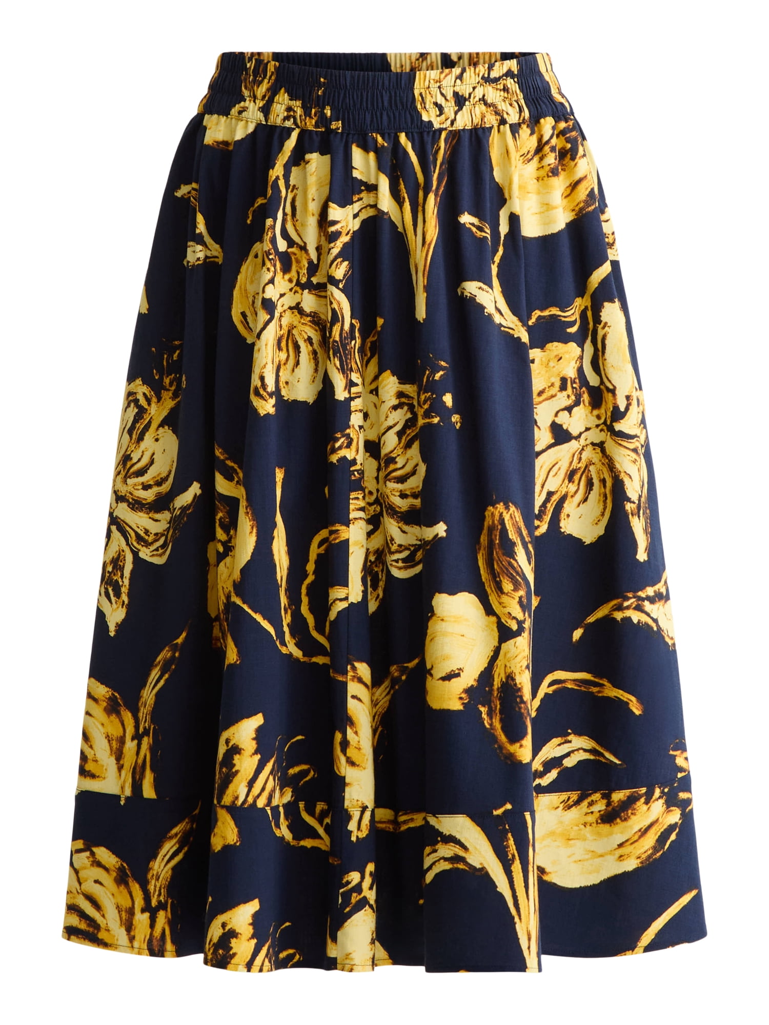 Time and Tru Women's Tiered Pull-On Skirt, Sizes XS-4X