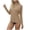 Khaki#9527, variant on Womens Long Sleeve Silk Tshirts Sun Resistant Solid Color T-Shirts Summer Tee Tops With Thumb Hole Coverage