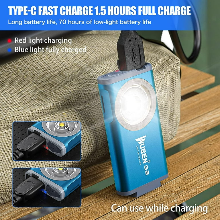 Blue light deals keychain