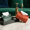 thumbnail image 4 of Zhaomeidaxi Leather Tissue Box Cover Rectangular, Tissue Box for Car, Home, Bathroom, Bedroom, Office, Night Stands, Desks and Tables, 4 of 8