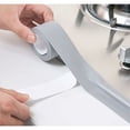 thumbnail image 5 of CHAO (2 x Gris) Zócalo Flexible - Listones Finales para Cocina y Baño, 22mm 3,2m, Accesorios Autoadhesivos, Tiras Plegables Flexibles, Sellos Impermeables, Gris Carbón, 5 of 5
