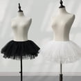 thumbnail image 5 of Aellinatey Women Tutus Skirt 1950s Bubble Puffy Skirts 6 Layer Tulle Petticoat Underskirt, 5 of 8