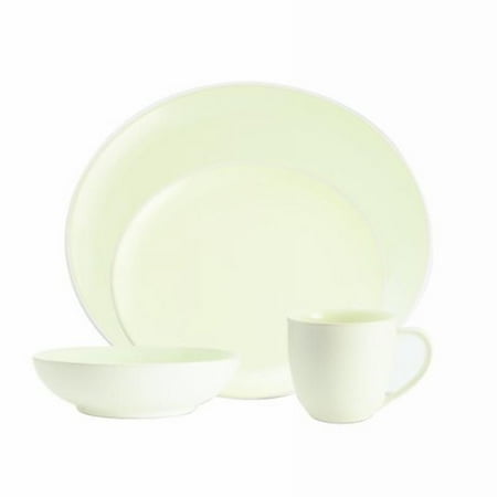 Noritake Wood - Noritake Colorwave White 4-Piece Coupe Place Setting