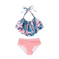 thumbnail image 4 of Gyrategirl Family Matching Swimsuits Two Piece Bathing Suit Toddler Swim Trunks Swim Shorts for Women Men Girls Boys, 4 of 5