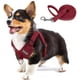 thumbnail image 1 of Arnés para perros Tejido de gamuza suave al tacto Chaleco para mascotas Arnés reflectante ajustable sin tirones para cachorros, perros pequeños y medianos Ormromra LRWJ046-20, 1 of 8