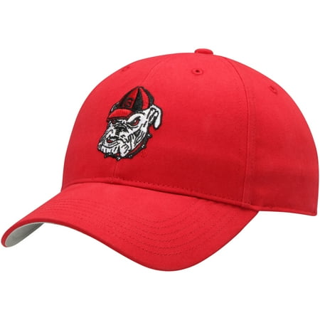 - Men's Red Georgia Bulldogs Team Logo Basic Adjustable Hat - OSFA