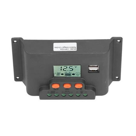 

Solar Power Controller Lcd Solar Controller 12/24V Auto Usb Dual Port Pwm Adjustable Solar Charge Controller
