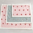 thumbnail image 4 of Cute Cherry Pattern Pet Blanket ShopWise LLC Round, 4 of 9