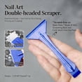 thumbnail image 5 of Dual-End ABS Gel Nail Polish Scraper – Ergonomic Cuticle Pusher, Adhesive Remover, Reusable Manicure Tool for Nail Salon, DIY Gel Removal, Home Care, 5 of 6