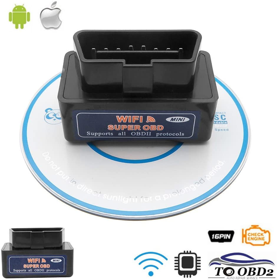 Super WiFi OBD2 Car Diagnostics Scanner Scan Tool for iPhone iOS PC - Walmart.com