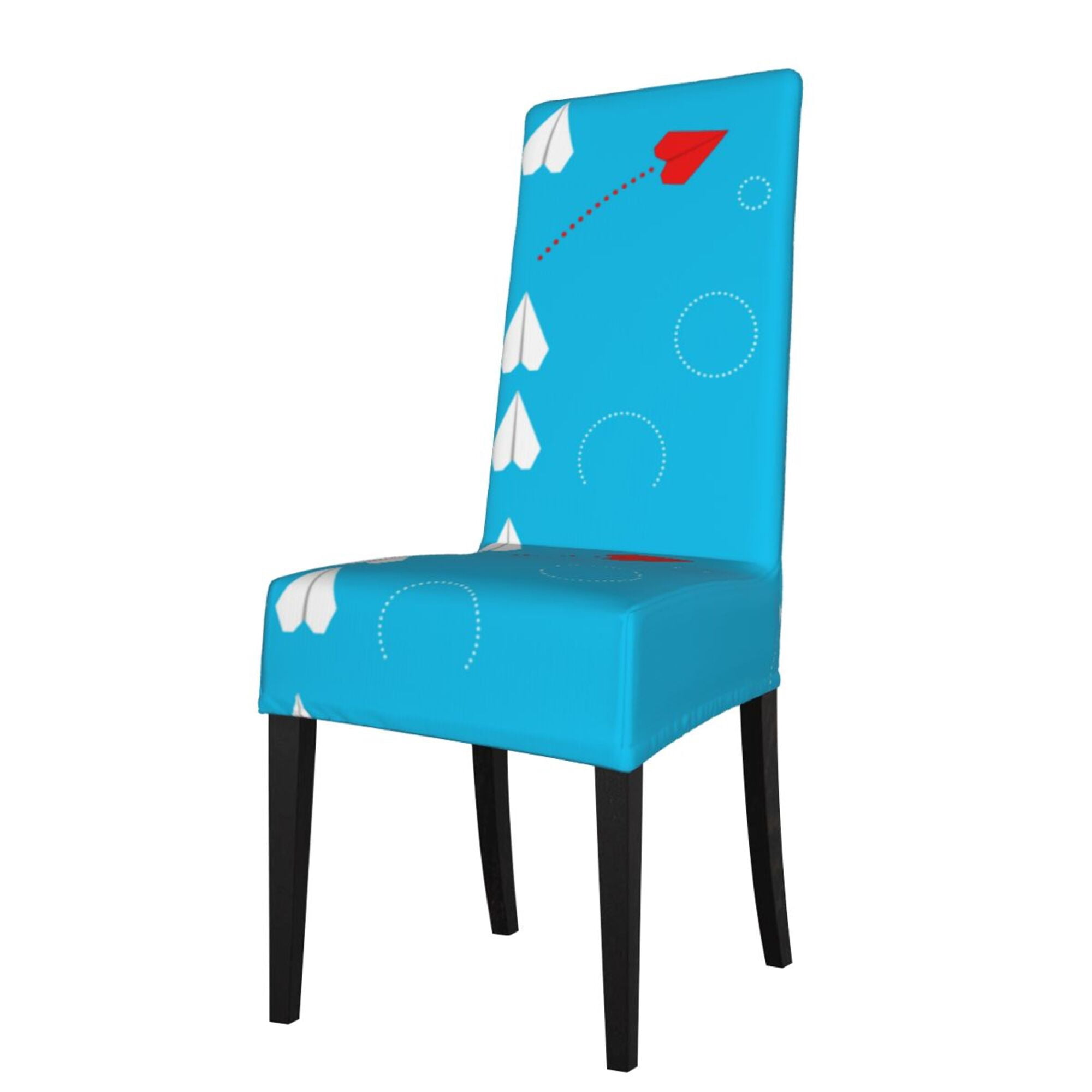 ZICANCN Paper Airplane Direction Chair Protectors Seat Covers , Dining