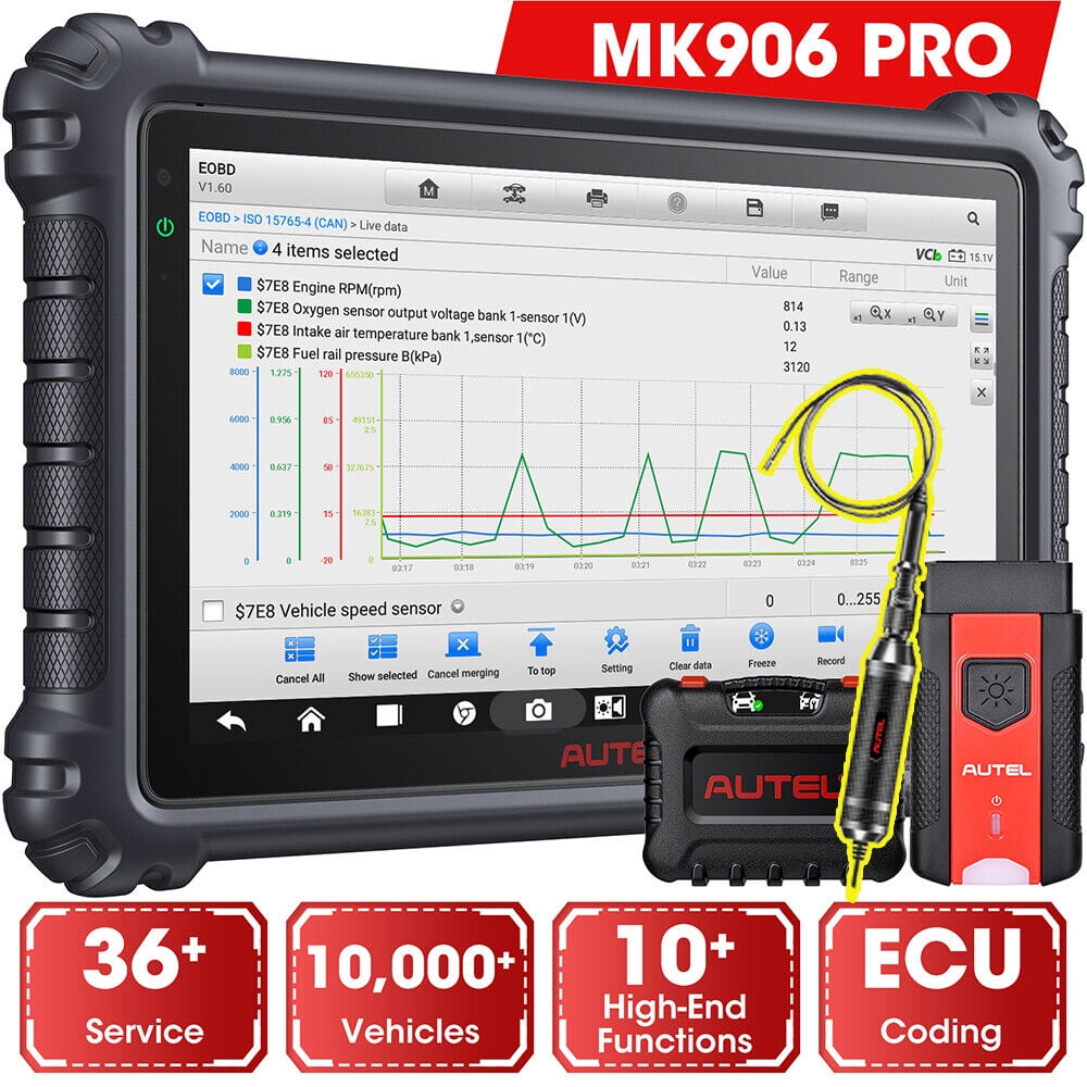 Autel Scanner MaxiCOM MK906 Pro Car Diagnostic Scan Tool ECU