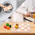 thumbnail image 4 of Ryvnso Cute Rabbits Dish Drying Mat for Kitchen Countertop 18x24 Large Dish Pad Drainer Rack Dish Sink Mats, 4 of 7