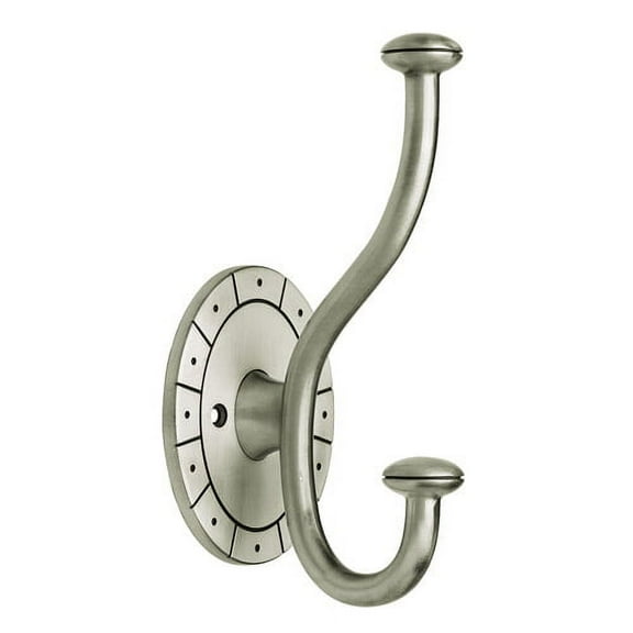 Brushed Satin Pewter Ring Dot Coat Hat Robe Hook