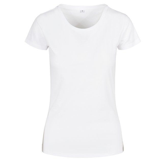 Build Your Brand - Camiseta Basic para Mujer (Blanco)