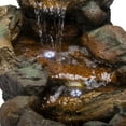 thumbnail image 3 of Alpine Corporation 41" Long Indoor/Outdoor Stone River Rock Fountain with LED Lights, 3 of 13